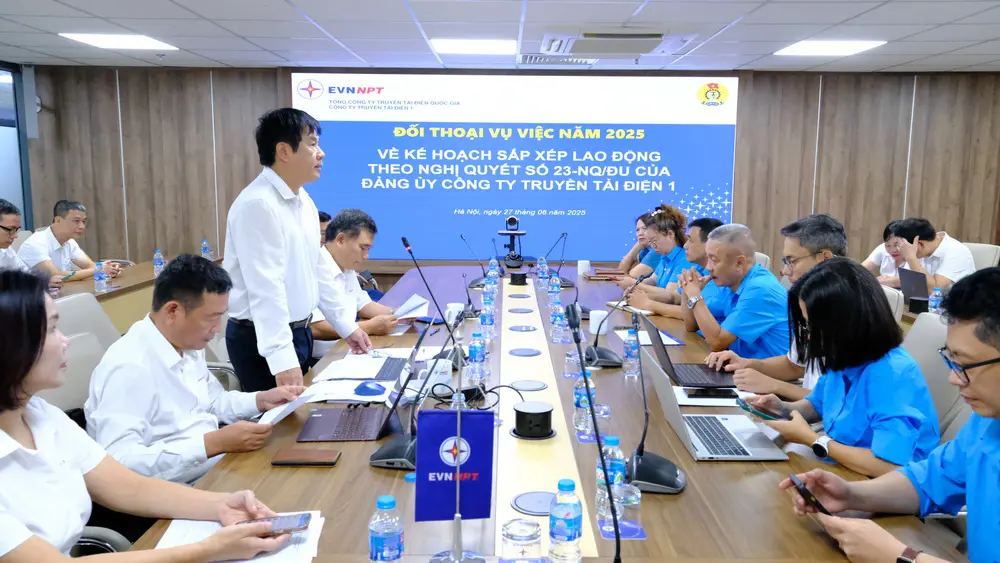  Công ty Truyền tải điện 1 tổ chức đối thoại để xây dựng mối quan hệ lao động hài hòa, ổn định