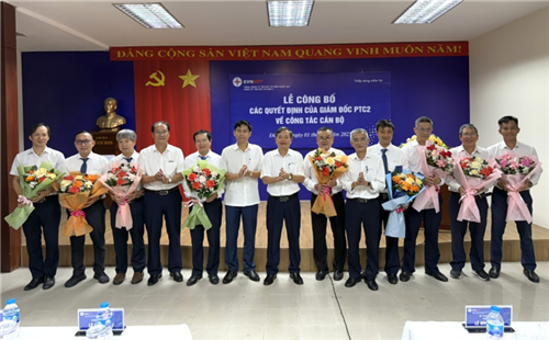 CÔNG TY TRUYỀN TẢI ĐIỆN 2 HOÀN THÀNH TINH GỌN TỔ CHỨC VÀ BỔ NHIỆM CÁN BỘ.