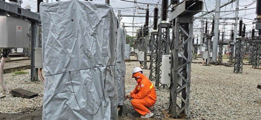 Công ty Truyền tải điện 2 khẩn trương ứng phó với áp thấp nhiệt đới