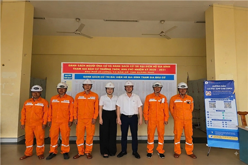 CTĐL Quảng Ninh: Đồng loạt ra quân tuyên truyền App EVN CSKH trong ngày bầu cử Trưởng khu phố 
