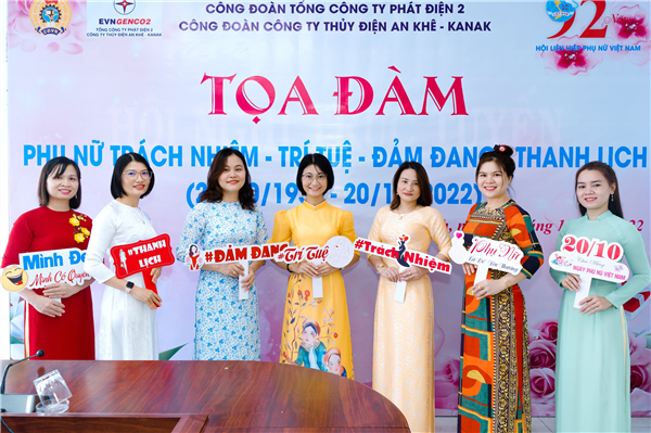 Tọa đàm Phụ nữ Trách nhiệm - Trí tuệ - Đảm đang -Thanh lịch