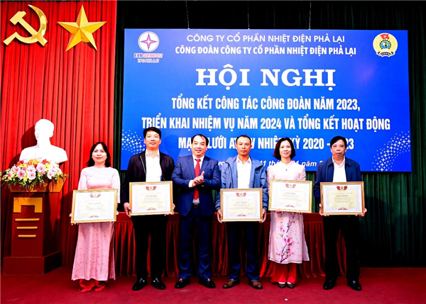 Công ty Cổ phần Nhiệt điện Phả Lại tổng kết công tác Công đoàn năm 2023 