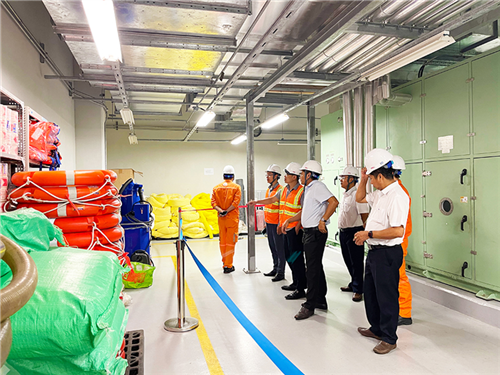 EVN kiểm tra công tác phòng chống thiên tai tại Nhà máy Nhiệt điện Vĩnh Tân 4