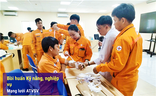 Nhà máy Nhiệt điện Vĩnh Tân 4 - Lan tỏa Văn hóa an toàn từ những buổi bồi huấn kỹ năng, nghiệp vụ cho Mạng lưới An toàn vệ sinh viên
