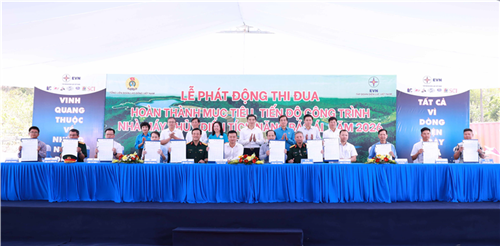 Phát động thi đua hoàn thành mục tiêu, tiến độ công trình Nhà máy Thủy điện tích năng Bác Ái năm 2026