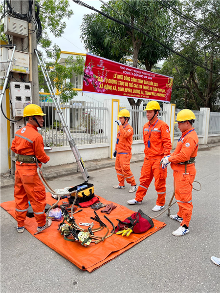 EVNHANOI thực hiện các công việc trước, trong và sau Tết Nguyên đán 2023