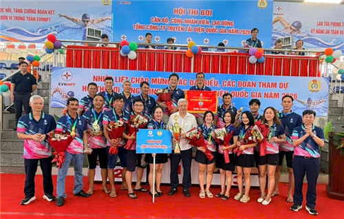 TỔNG CÔNG TY TRUYỀN TẢI ĐIỆN QUỐC GIA TỔ CHỨC HỘI THI BƠI CNVCLĐ NĂM 2026