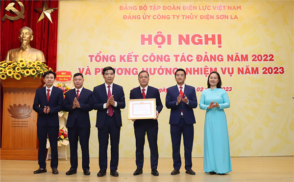 Đảng bộ Công ty Thủy điện Sơn La là 1 trong 3 Đảng bộ hoàn thành xuất sắc nhiệm vụ năm 2022