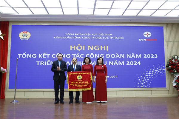 Công đoàn EVNHANOI hoàn thành xuất sắc các chỉ tiêu kế hoạch năm 2023.