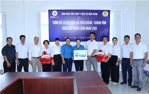 Thăm hỏi CBCNV, người lao động tại các đơn vị truộc Công ty cổ phần Điện lực Khánh Hòa