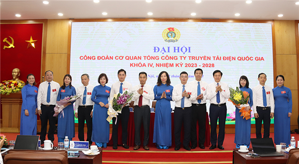 EVNNPT hoàn thành Đại hội Công đoàn cấp cơ sở nhiệm kỳ 2023-2028