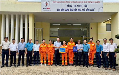 Tiếp sức người lao động truyền tải điện khu vực Tây Nguyên trong Tháng Công nhân 2026