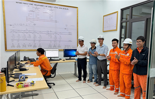 Hoàn thành toàn bộ Dự án Trạm biến áp 220kV Vũng Áng và đấu nối – Công trình được Tổng LĐLĐ Việt Nam và EVN phát động thi đua