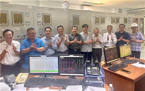 Đóng điện thành công máy biến áp AT3 Trạm biến áp 500kV Ô Môn thiết thực chào mừng 80 năm Cách mạng tháng Tám và Quốc khánh 2/9