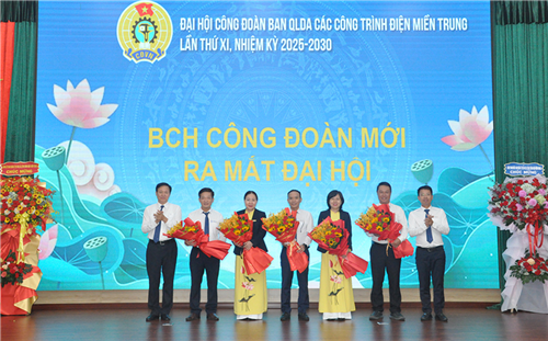 Công đoàn Ban QLDA các công trình điện miền Trung tổ chức thành công Đại hội lần thứ XI, nhiệm kỳ 2025 - 2030