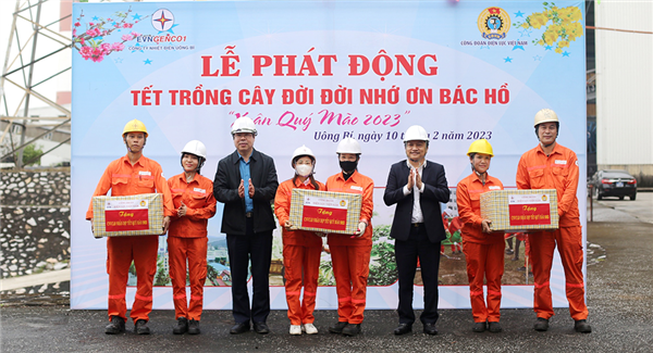 Lễ phát động Tết trồng cây Xuân Quý Mão năm 2023 tại Nhà máy Nhiệt điện Uông Bí, tỉnh Quảng Ninh