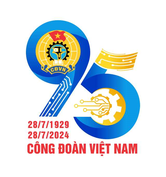 Biểu trưng 95 năm Công đoàn Việt Nam