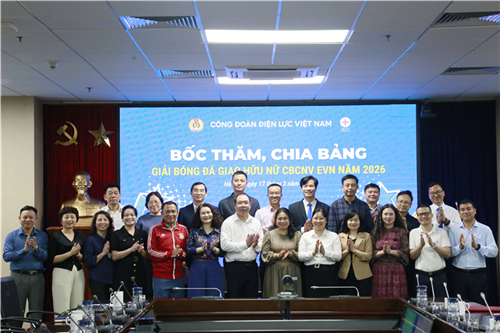 Bốc thăm, chia bảng Giải bóng đá giao hữu Nữ CBCNV EVN năm 2026