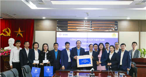 Công đoàn ĐLVN thăm hỏi, trao quà cho Công đoàn Công ty Mua bán điện nhân dịp Tết Nguyên đán Bính Ngọ 2026