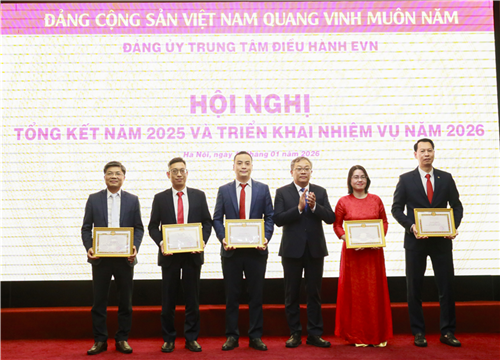 Đảng bộ Trung tâm Điều hành EVN hoàn thành toàn diện nhiệm vụ chính trị năm 2025