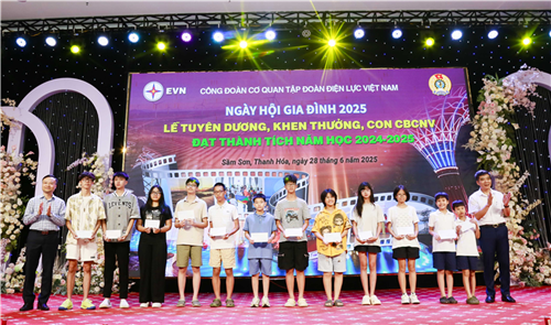 Gắn kết yêu thương trong Ngày hội Gia đình 2025 của Công đoàn Cơ quan EVN