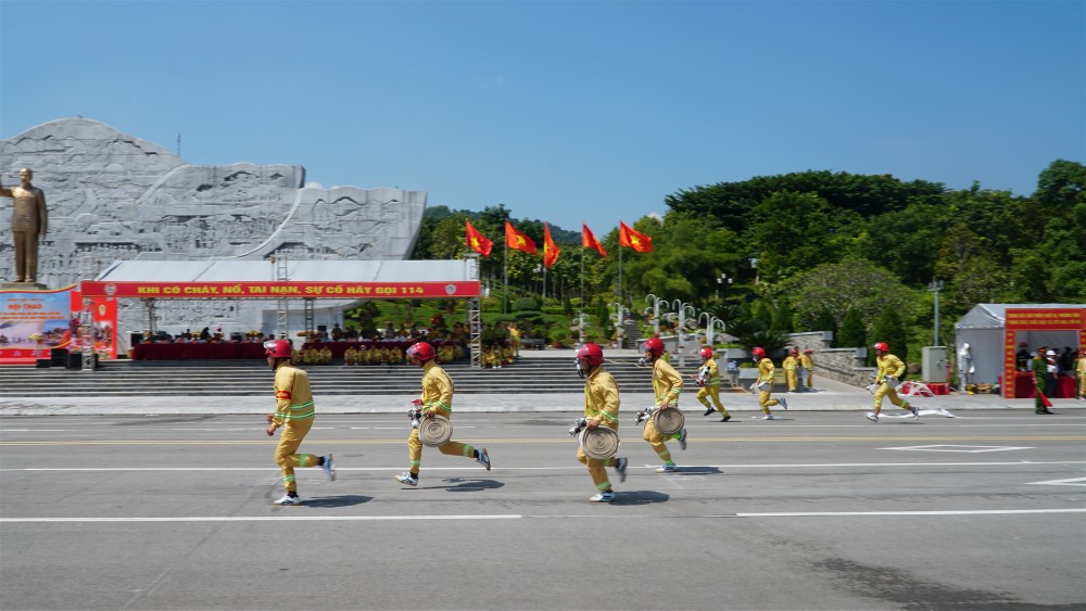 Công ty Thủy điện Sơn La đoạt giải Nhất tại Hội thao nghiệp vụ chữa cháy và cứu nạn, cứu hộ của lực lượng phòng cháy, chữa cháy cơ sở, dân phòng tỉnh Sơn La năm 2022 4