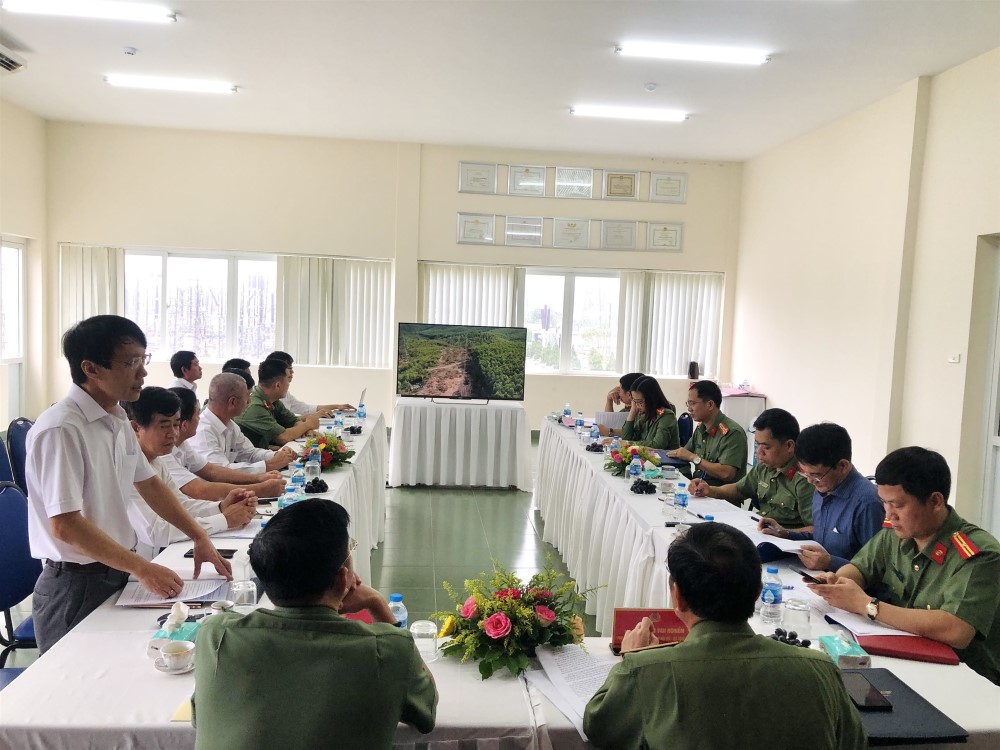 CỤC AN NINH NỘI ĐỊA - BỘ CÔNG AN LÀM VIỆC VỚI TTĐ ĐÀ NẴNG VỀ CÔNG TÁC PHÒNG, CHỐNG KHỦNG BỐ. 1