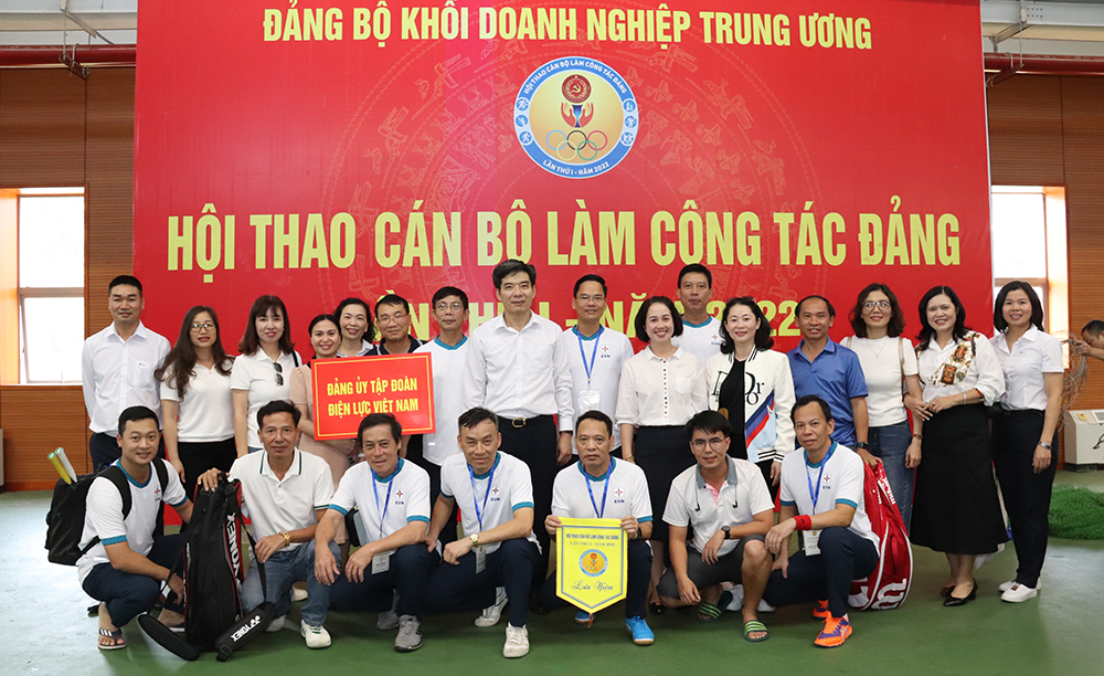 Khai mạc hội thao cán bộ làm công tác Đảng lần thứ I năm 2022 Khối Doanh nghiệp Trung ương 3