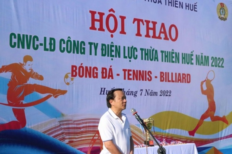 Khai mạc Hội Thao công nhân, viên chức, lao động Công ty Điện lực Thừa Thiên Huế năm 2022.