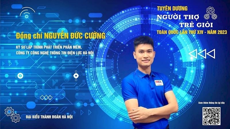 05 đại diện của EVNHANOI được vinh danh tại Lễ tuyên dương 