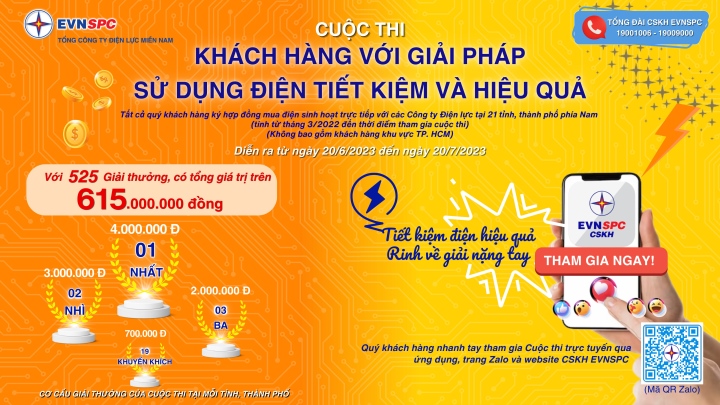 Chính thức triển khai cuộc thi ''Khách hàng với giải pháp sử dụng điện tiết kiệm và hiệu quả'' 2