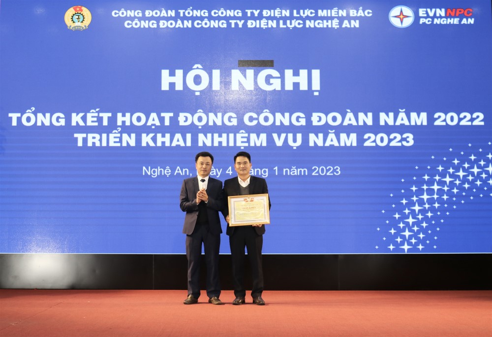 Công đoàn Công ty Điện lực Nghệ An đã thực hiện tốt chủ đề năm 2022:  Chăm lo việc làm, đời sống cho người lao động