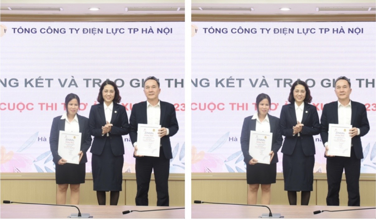 Công đoàn EVNHANOI tổng kết và trao giải Cuộc thi Thơ - Ảnh Xuân năm 2023 3