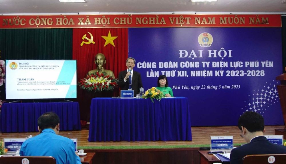 Công đoàn PC Phú Yên: Tổ chức thành công Đại hội Công đoàn lần thứ XII, nhiệm kỳ 2023-2028 1