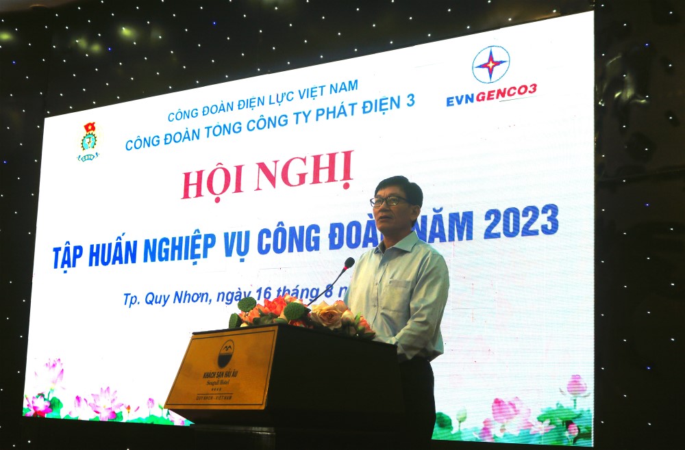 Công đoàn Tổng Công ty  Phát điện 3 tổ chức Hội nghị tập huấn  Công đoàn năm 2023