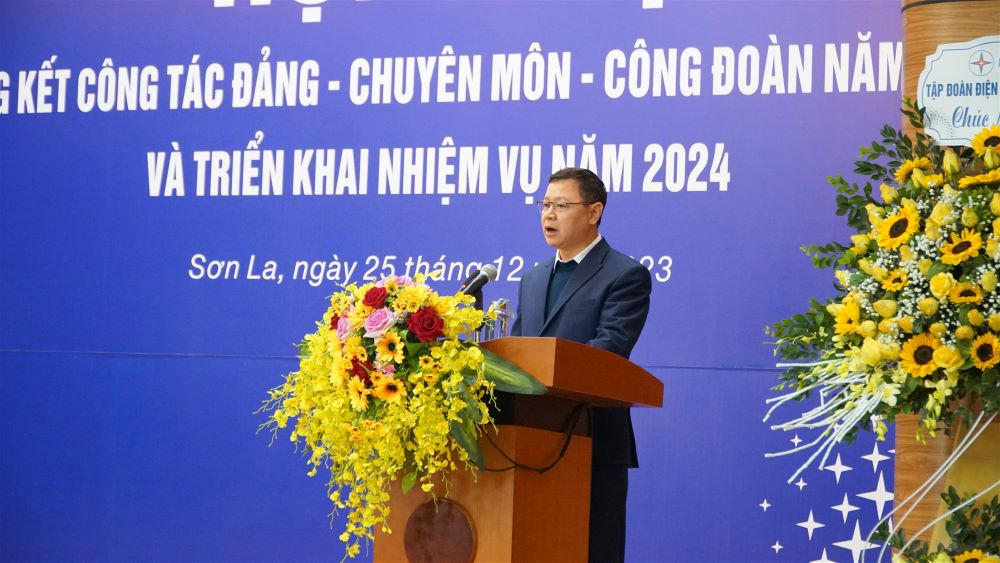 Công ty thủy điện Sơn La tổng kết công tác Đảng, chuyên môn và công đoàn năm 2023, triển khai nhiệm vụ năm 2024 2