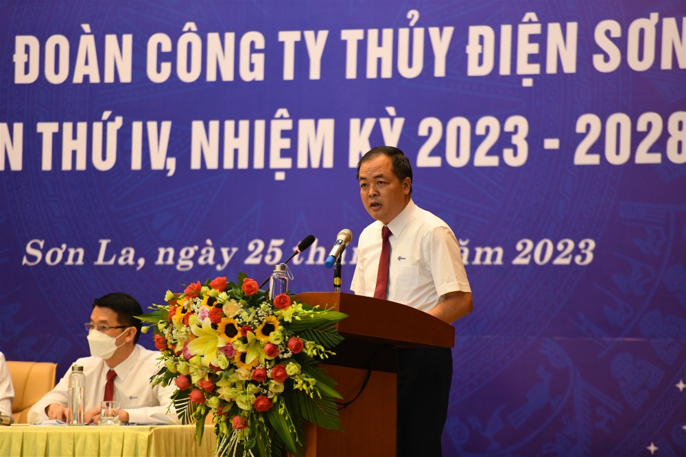 Đại hội Công đoàn Công ty Thủy điện Sơn La nhiệm kỳ 2023-2028 thành công tốt đẹp 3