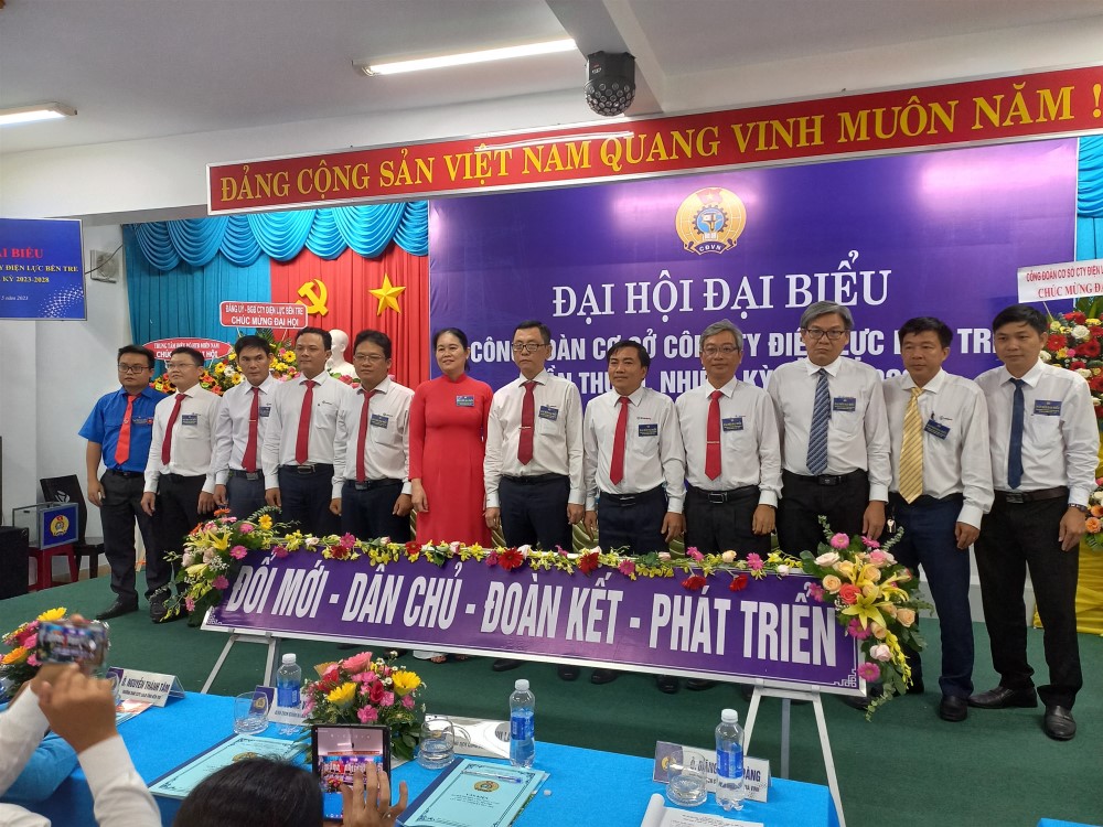 Đại hội đại biểu Công đoàn cơ sở Công ty Điện lực Bến Tre nhiệm kỳ 2023-2028 thành công tốt đẹp 3