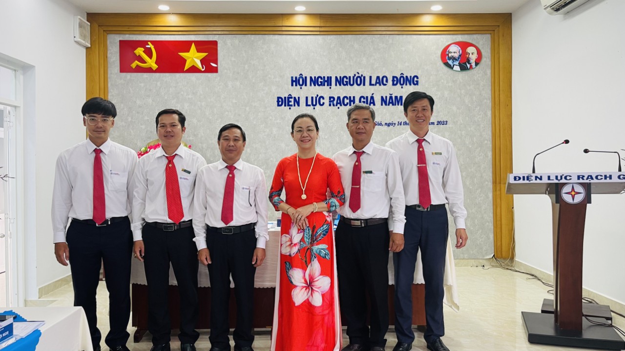 ĐIỆN LỰC RẠCH GIÁ – CÔNG TY ĐIỆN LỰC KIÊN GIANG TỔ CHỨC HỘI NGHỊ NGƯỜI LAO ĐỘNG 2023 2