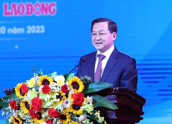 EVNCPC nhận giải thưởng Doanh nghiệp tiêu biểu vì người lao động năm 2023