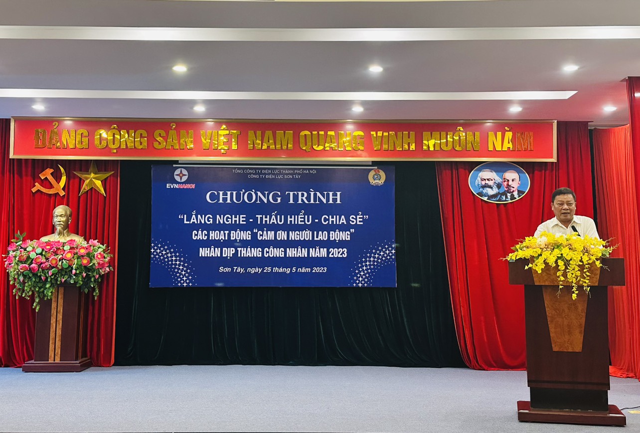 EVNHANOI: Nhiều hoạt động thiết thực trong Tháng Công nhân. 