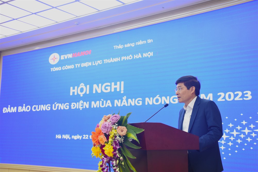 EVNHANOI tổ chức hội nghị “Đảm bảo cung ứng điện mùa nắng nóng 2023”