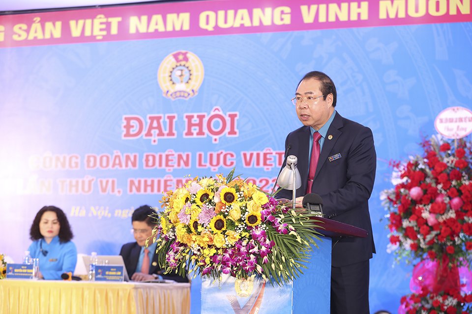 Khai mạc phiên trọng thể Đại hội VI Công đoàn Điện lực Việt Nam 3