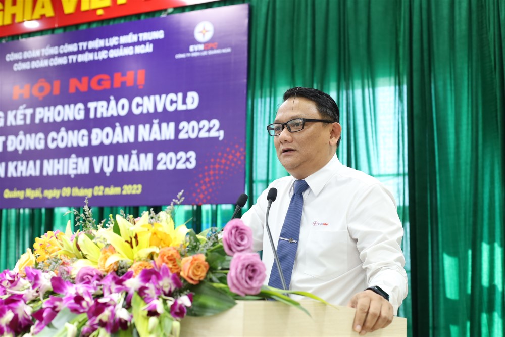 PC Quảng Ngãi: Tổng kết phong trào CNVCLĐ, hoạt động công đoàn năm 2022 và triển khai nhiệm vụ năm 2023 3