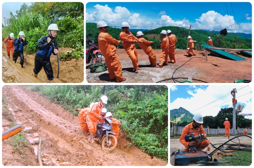 Sẵn sàng các phương án đảm bảo an toàn vận hành lưới điện trong mùa mưa bão 1