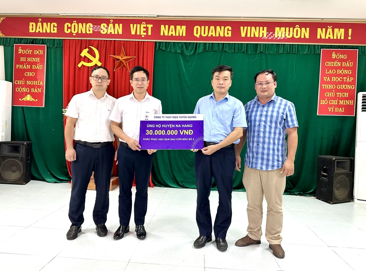 Ấm áp nghĩa tình gửi đến người dân địa phương và CBCNV bị ảnh hưởng bởi cơn bão số 3 6