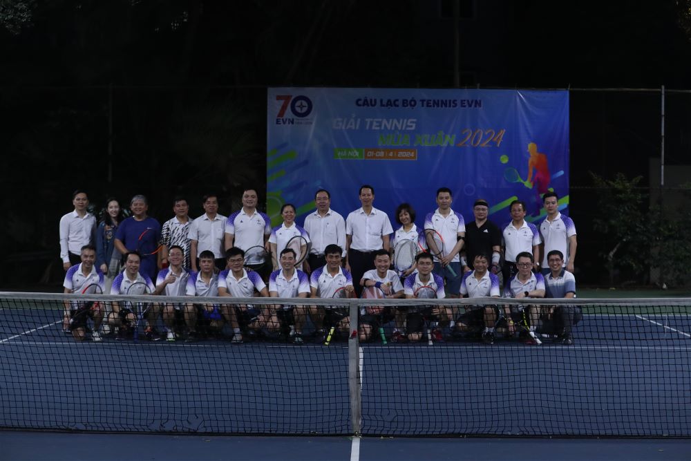 Bế mạc, trao giải quần vợt CLB Tennis EVN - Cup mùa Xuân lần thứ 2 năm 2024 (08/04/2024) 7