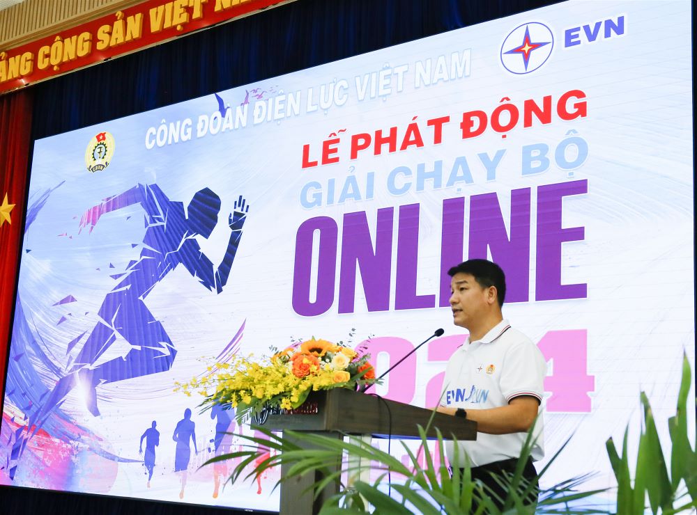 Công đoàn Điện lực Việt Nam: Phát động Tháng Công nhân năm 2024 và giải chạy bộ Online. 11