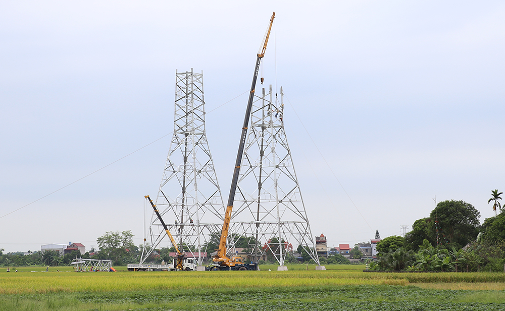 Công đoàn Điện lực Việt Nam quan tâm, động viên các đơn vị tham gia thi công Dự án đường dây 500kV mạch 3 4