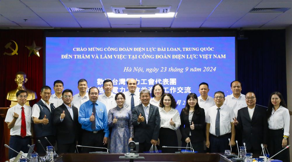 Công đoàn Điện lực Việt Nam tiếp và làm việc với Công đoàn Điện lực Đài Loan (Trung Quốc) 3